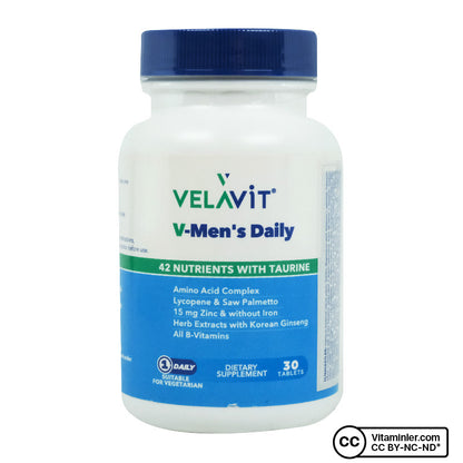 Velavit V-Men's Daily 30 Tablets
