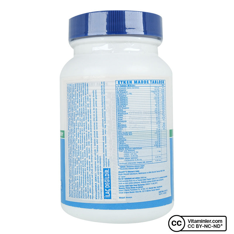 Velavit V-Women's Daily 30 Tablets