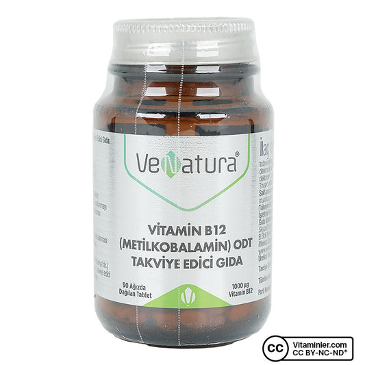 Venatura Vitamin B12 Methylcobalamin ODT - 90 Tablets