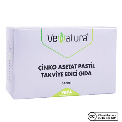 Venatura Zinc Acetate 30 Lozenges