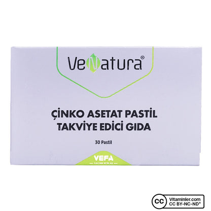 Venatura Zinc Acetate 30 Lozenges
