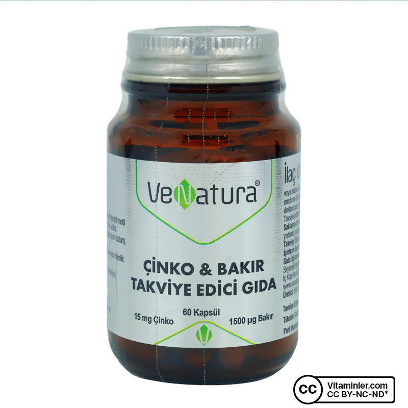 Venatura Zinc & Copper 60 Capsules
