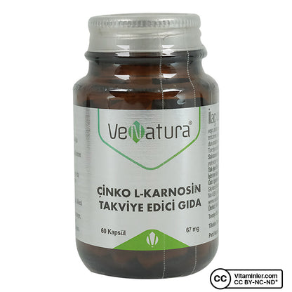 Venatura Zinc L-Carnosine 60 Capsules