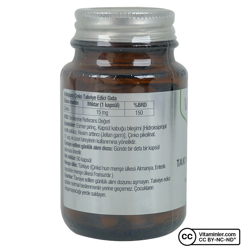 Venatura Zinc Picolinate 15 mg 60 Capsules