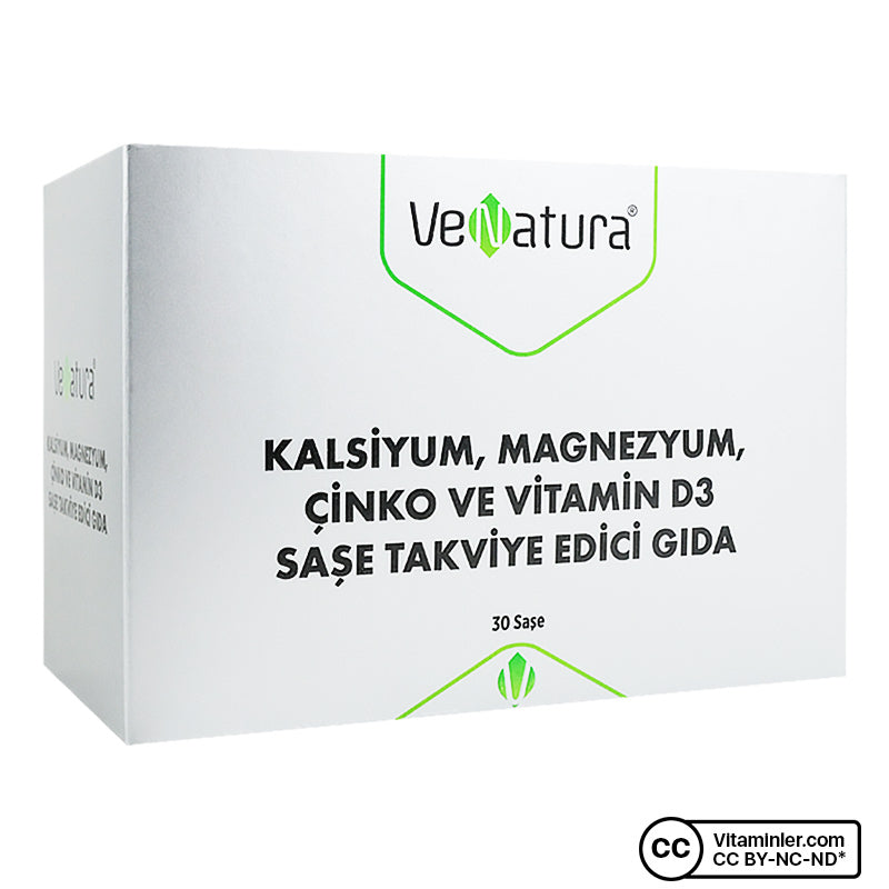 Venatura Calcium, Magnesium, Zinc & Vitamin D3 30 Sachets