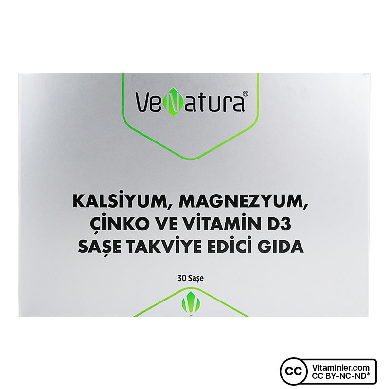 Venatura Calcium, Magnesium, Zinc & Vitamin D3 30 Sachets