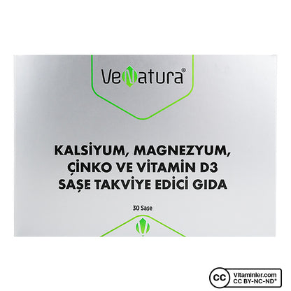 Venatura Calcium, Magnesium, Zinc & Vitamin D3 30 Sachets
