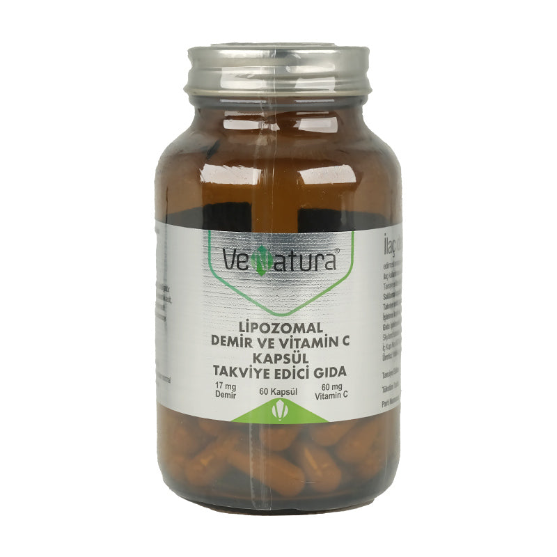 Venatura Liposomal Iron & Vitamin C 60 Capsules