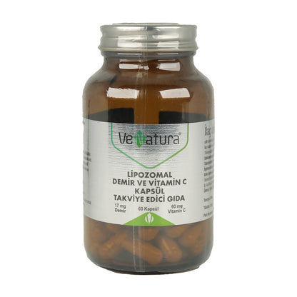 Venatura Liposomal Iron & Vitamin C 60 Capsules