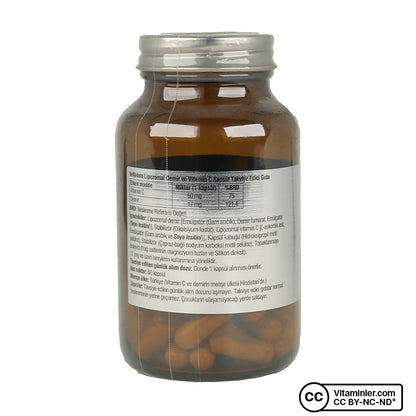 Venatura Liposomal Iron & Vitamin C 60 Capsules