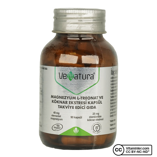VeNatura Magnesium L-Threonate & Fir Extract 90 Capsules