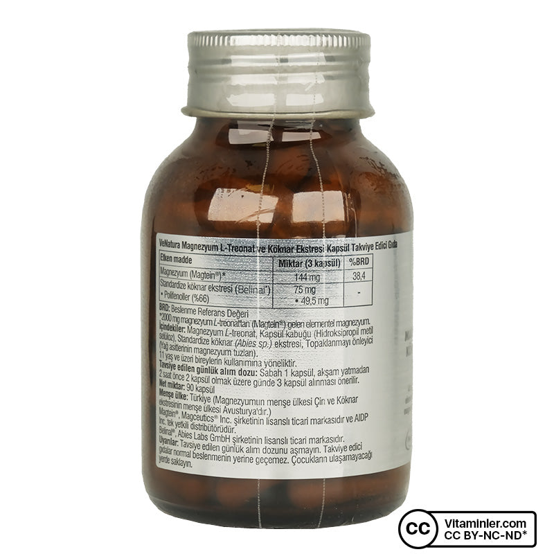 VeNatura Magnesium L-Threonate & Fir Extract 90 Capsules