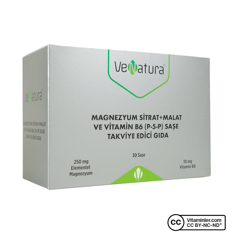 Venatura Magnesium Citrate + Malate & Vitamin B6 30 Sachets