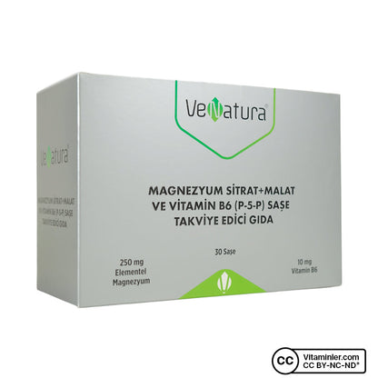 Venatura Magnesium Citrate + Malate & Vitamin B6 30 Sachets