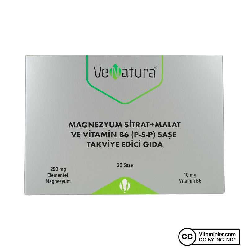 Venatura Magnesium Citrate + Malate & Vitamin B6 30 Sachets