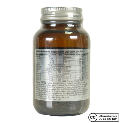 Venatura Multivitamin Multimineral & DHA 30 Capsules