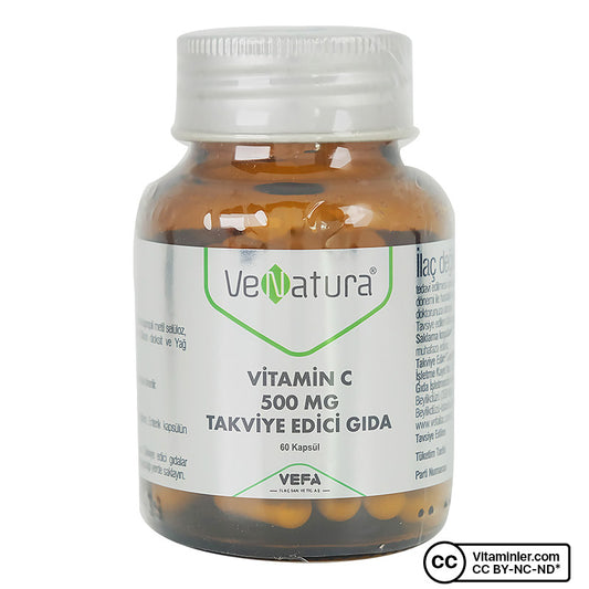 Venatura Vitamin C 500 mg 60 Capsules