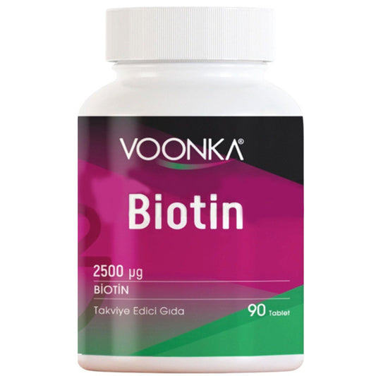 Voonka Biotin 2500 mcg 90 Tablets