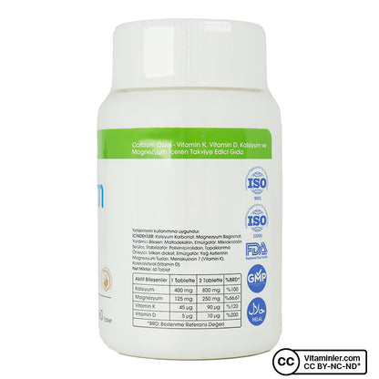Voonka Calcium Ossis 60 Tablets