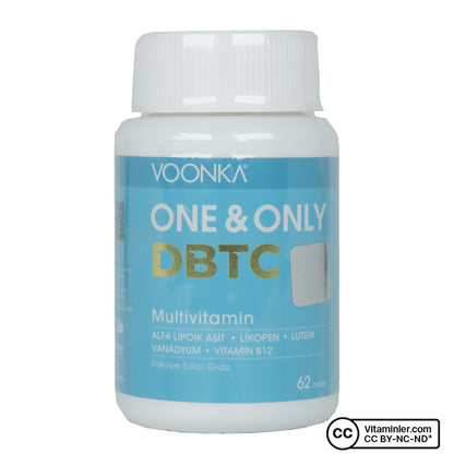 Voonka One & Only DBTC Multivitamin 62 Tablets
