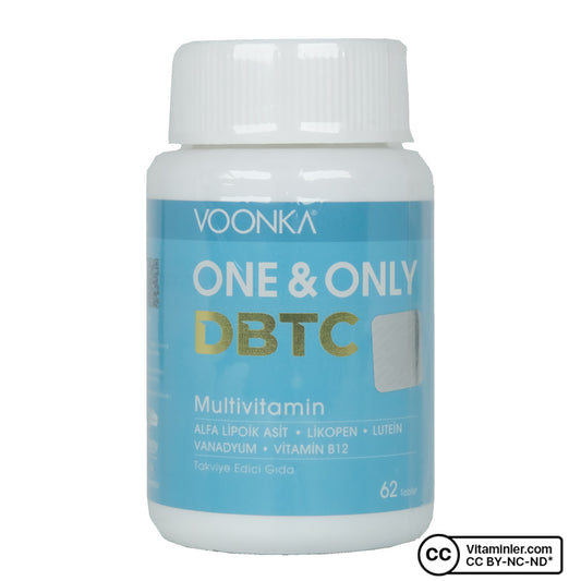 Voonka One & Only DBTC Multivitamin 62 Tablets