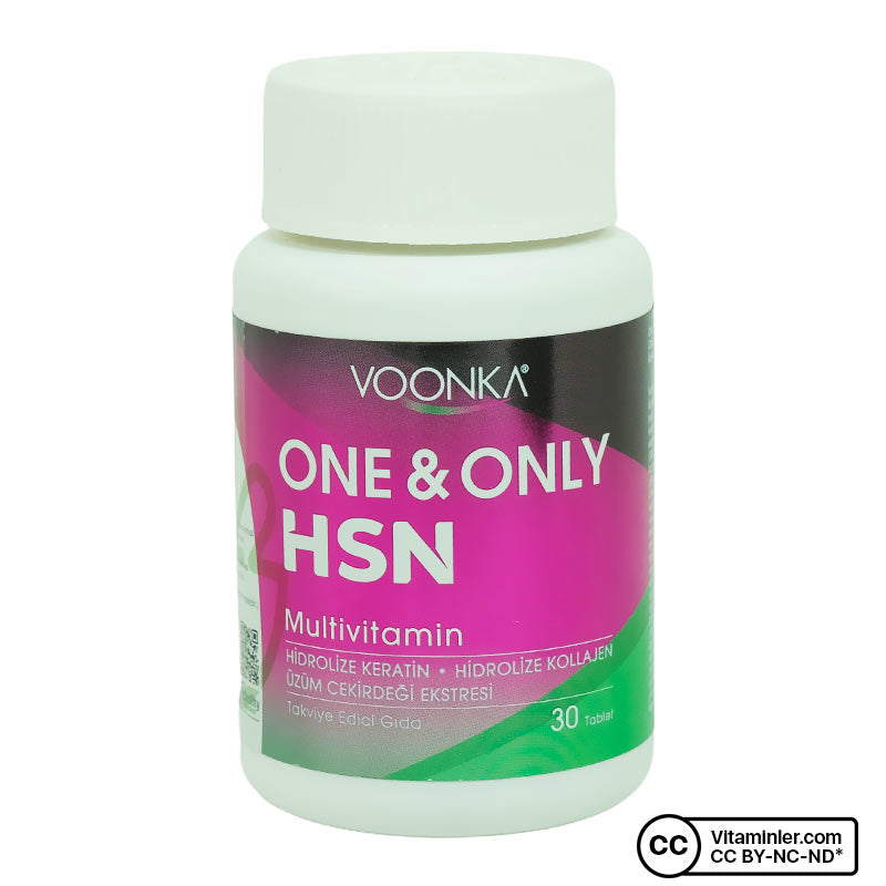 Voonka One & Only HSN Multivitamin 30 Tablets