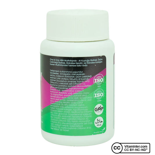 Voonka One & Only HSN Multivitamin 30 Tablets