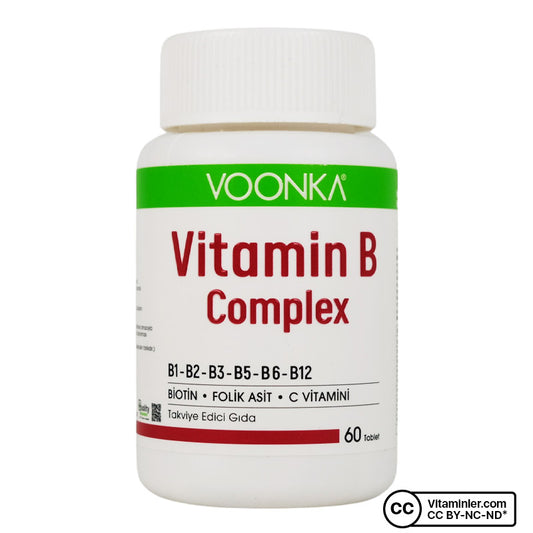 Voonka Vitamin B Complex 60 Tablets