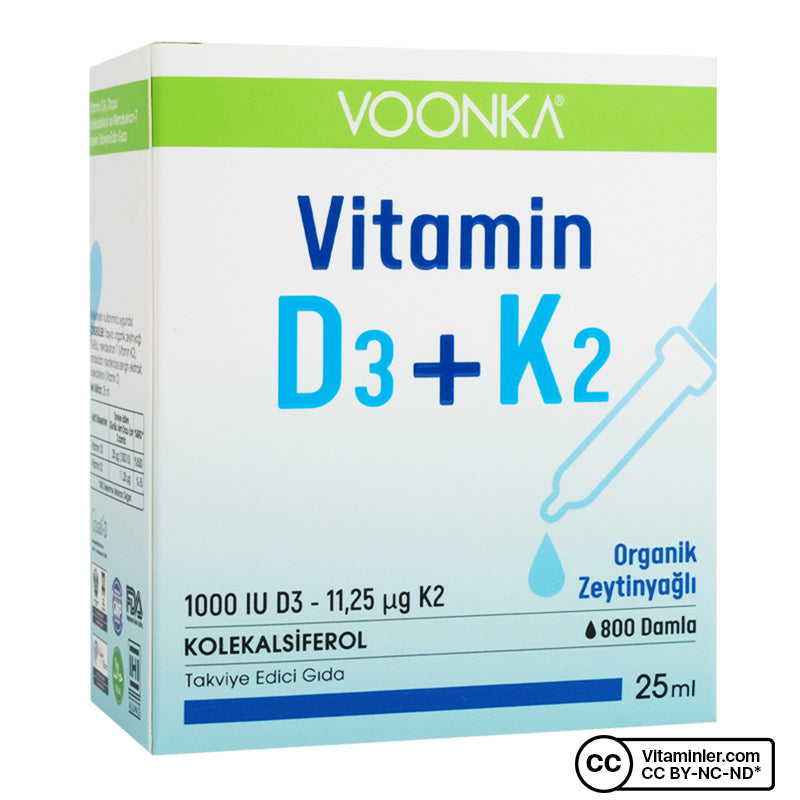 Voonka Vitamin D3 + K2 25 mL Drops