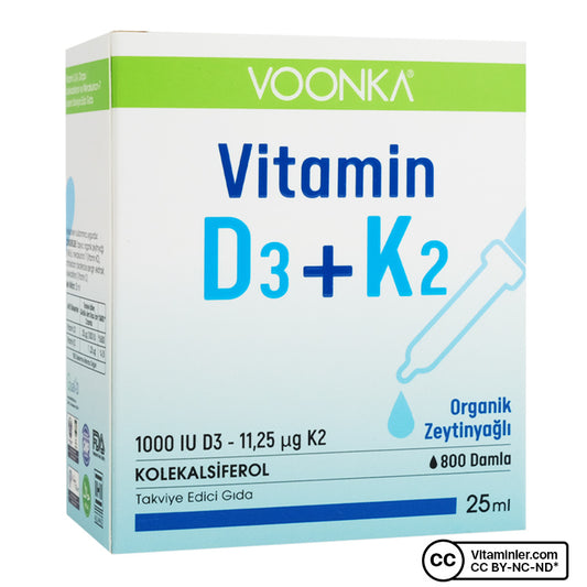 Voonka Vitamin D3 + K2 25 mL Drops