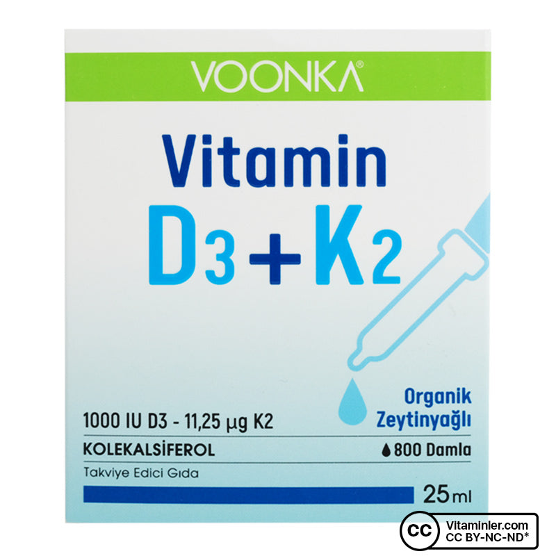Voonka Vitamin D3 + K2 25 mL Drops