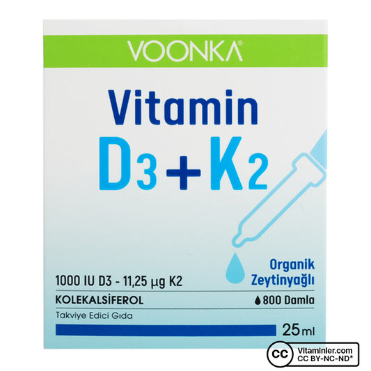 Voonka Vitamin D3 + K2 25 mL Drops