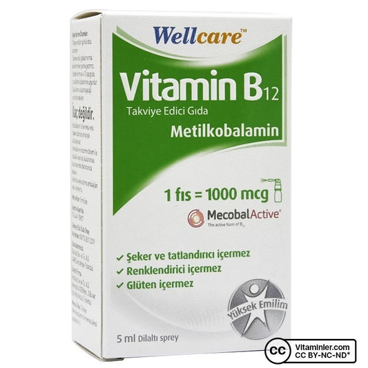 Wellcare Vitamin B12 Spray 5 mL