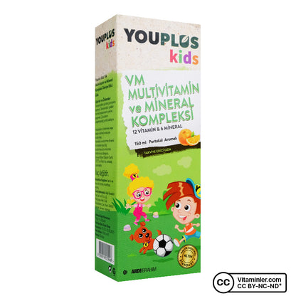 YouPlus Kids VM Multivitamin & Mineral Syrup 150 mL