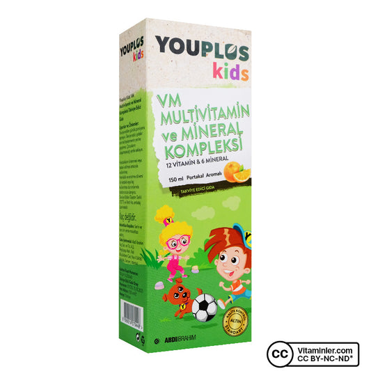 YouPlus Kids VM Multivitamin & Mineral Syrup 150 mL