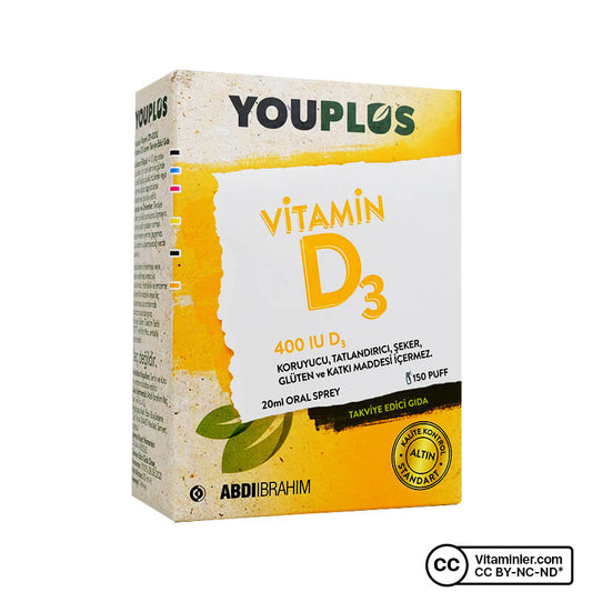 Youplus Vitamin D3 Spray 20 mL