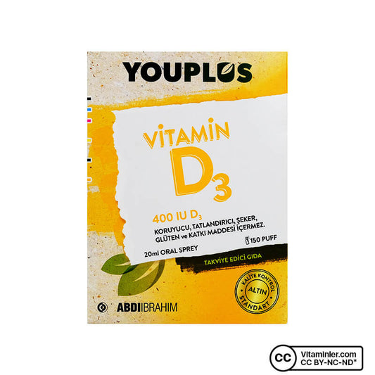 Youplus Vitamin D3 Spray 20 mL