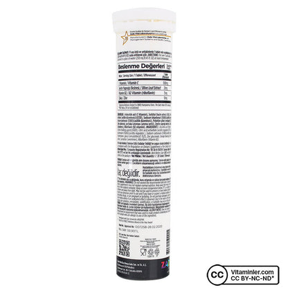 Zade Vital Vitamin C 20 Effervescent Tablets