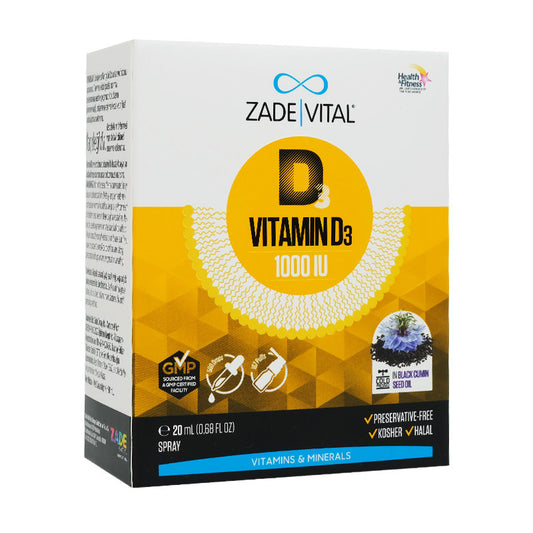 Zade Vital Vitamin D3 1000 IU 20 mL Spray
