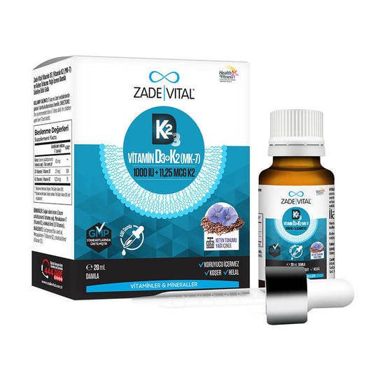 Zade Vital Vitamin D3 + K2 20 mL Drops